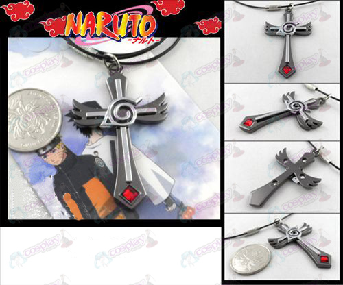 Naruto Konoha Colar cor arma
