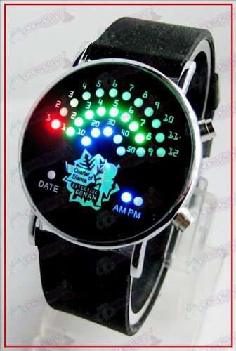 Coloridos Fan coreana relógios LED - Conan 15 º aniversário