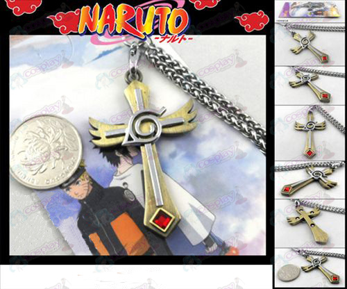 Naruto Konoha máquina corda de bronze