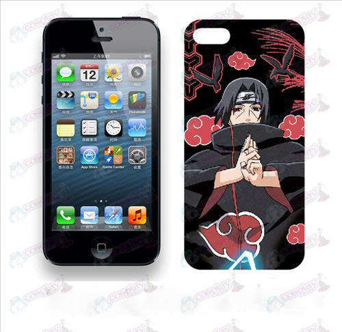 A Apple iPhone5 telefone shell 006 (Naruto Red Cloud)