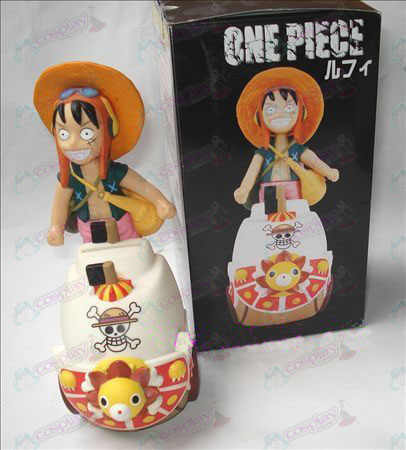 One Piece Acessórios Luffy caixa de dinheiro boneca (Sonne 15 centímetros)