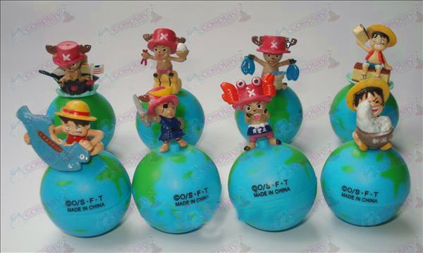 Oito personagens copo One Piece Acessórios