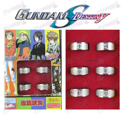 Gundam Acessórios fosco Ring (6 / set)