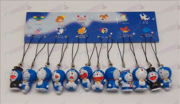 12 Doraemon Strap boneca