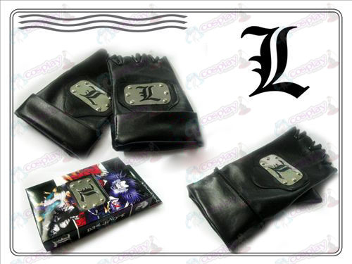 Death Note AccessoriesL preciosas luvas de couro de layout