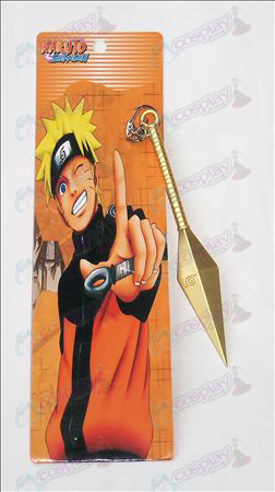 Naruto sofrer nenhuma fivela faca (ouro 15 centímetros)