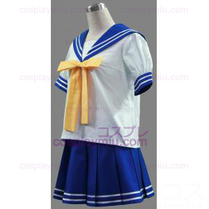 Lucky Star Sakura School Girl Summer School Cosplay Uniforme