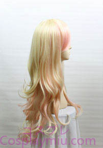 Macross Sheryl Nome colorido longo peruca de Cosplay