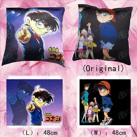 102 # travesseiro quadrado full-color (Conan e crianças)