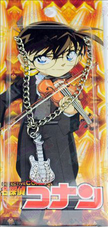 Conan colar de diamantes cartão violino instalado