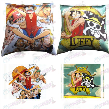 96 # full-color travesseiro quadrado (Luffy)