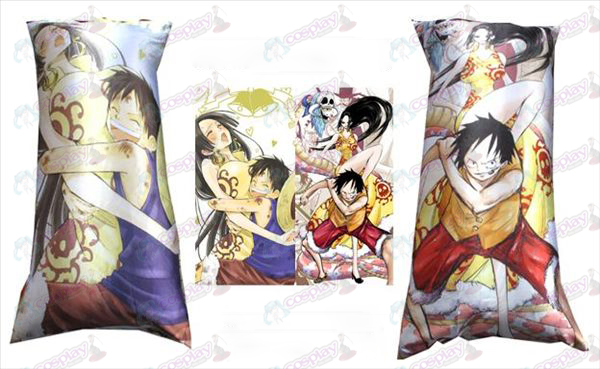 76 # full-color longo travesseiro (One Piece Acessórios Feminino Imperador e Luffy)