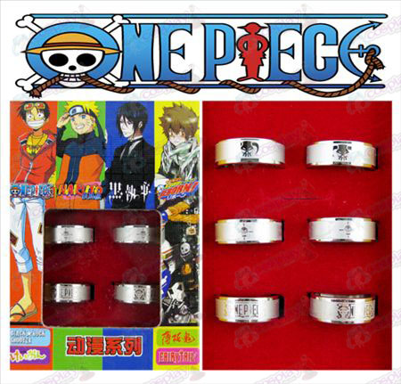 One Piece Acessórios Ice fosco Ring (6 / set)