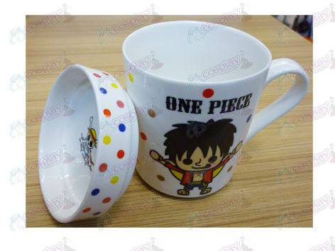 One Piece Acessórios posteriores voar duas novas xícara de cerâmica