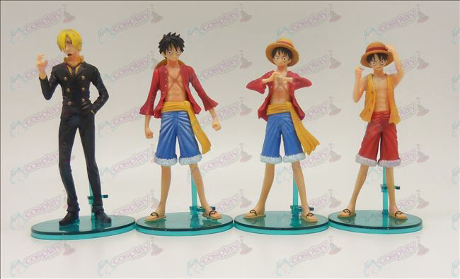 4 modelos Genuine One Piece Acessórios base de boneca (14cm)