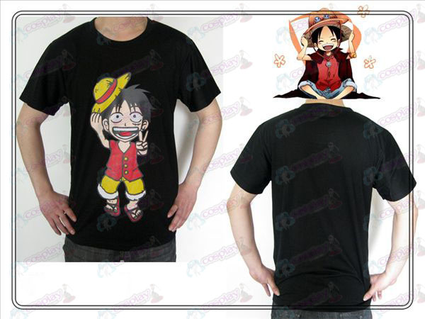 One Piece Acessórios T-shirt Luffy (preto)