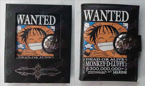 One Piece Acessórios Luffy carteira (cor)