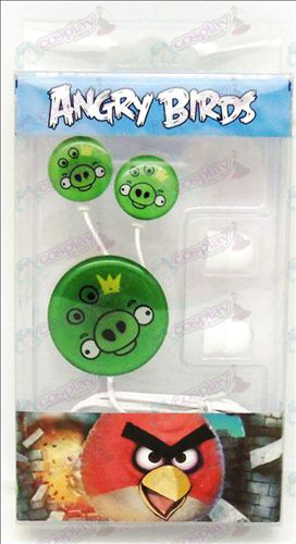 Epoxy headset (Angry Birds Acessórios Verde Pig)