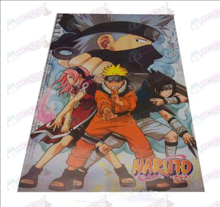 D42 * 29 Naruto cartazes em relevo (8)