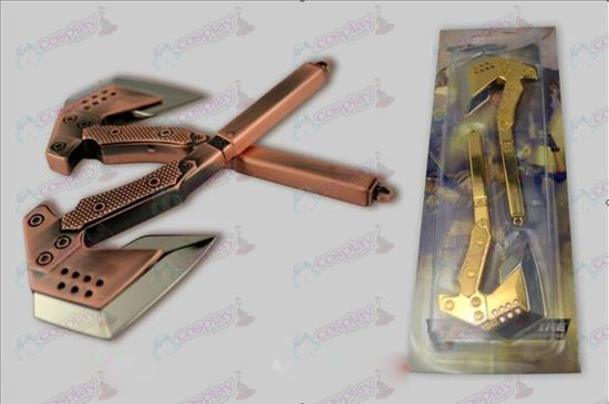 Acessórios-CrossFire 14 cm Pacote machado da mão do exército (Bronze)