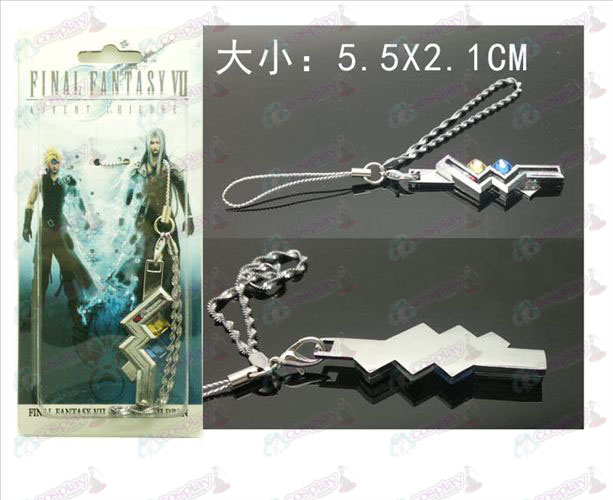 Final Fantasy Accessories13 Trovão telefone corda máquina pingentes