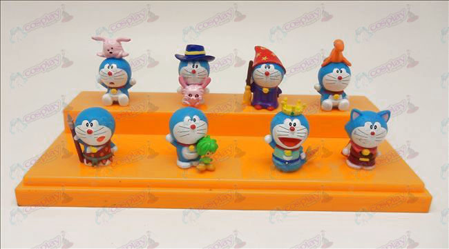 Oito enfeites de boneca Doraemon