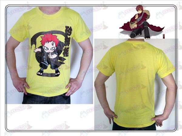 T-shirt Naruto Gaara (amarelo)