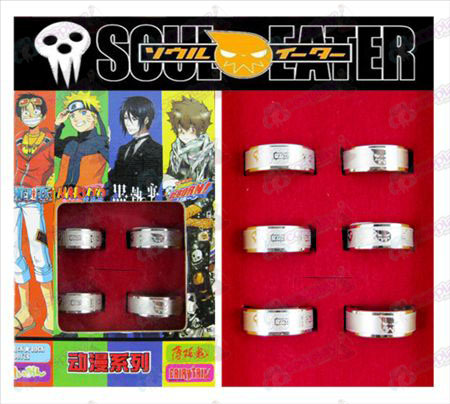 Soul Eater Acessórios fosco Ring (6 / set)