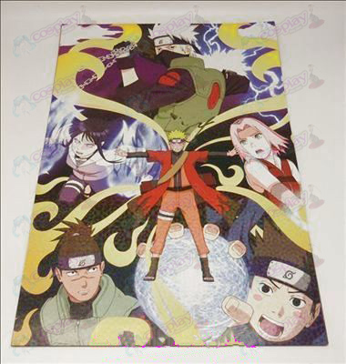 42 * 29 centímetros Naruto 8 + cartão afixados cartazes