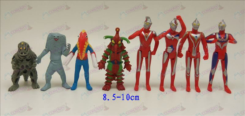 Oito Ultraman acessórios da boneca