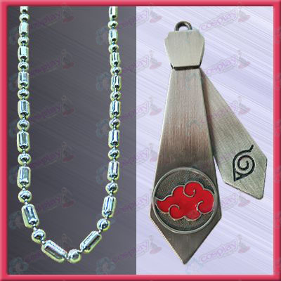 Naruto - Red Cloud Tie Necklace (móvel)