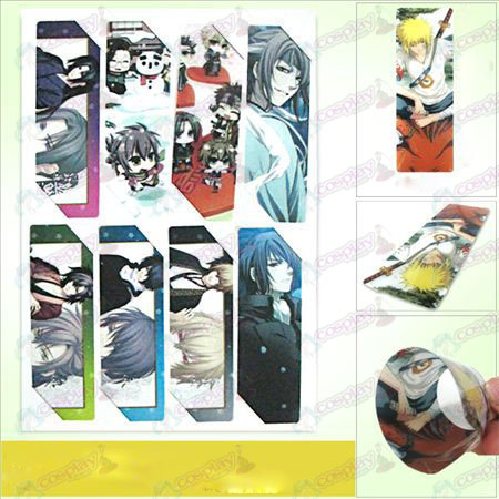 SQ002-Hakuouki acessórios grandes do anime Bookmarks (versão 5 do preço