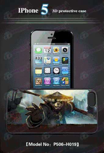 3D telemóvel shell Apple 5 - Kung Fu Panda