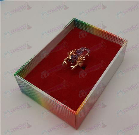 Saint Seiya Acessórios Scorpion Ring (roxo)