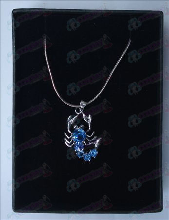 Saint Seiya Acessórios escorpião colar (azul claro)