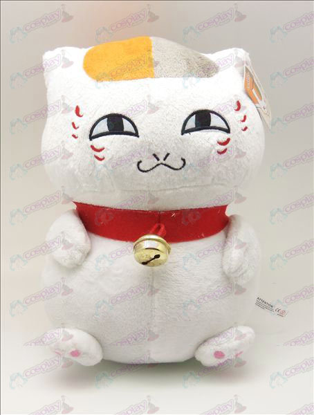 Livro de Natsume de Amigos Acessórios masculino sentado pelúcia gato (branco) 46 centímetros