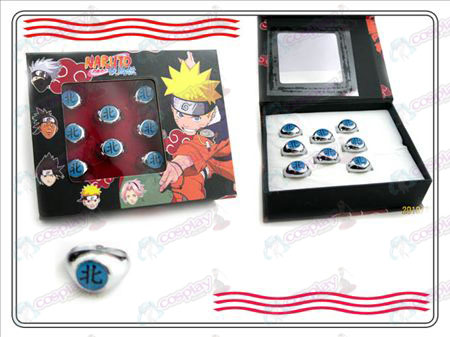 Naruto Xiao Organização box (Norte) Anel Palavra