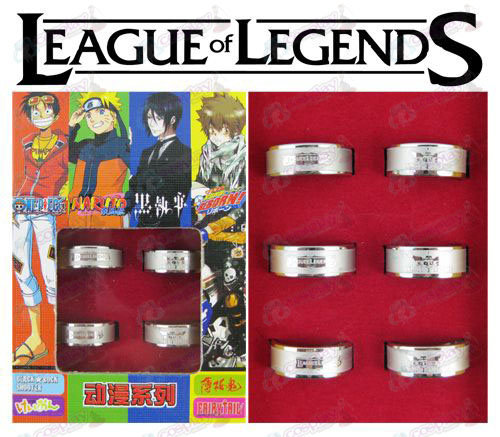 League of Legends Acessórios fosco Ring (6 / set)