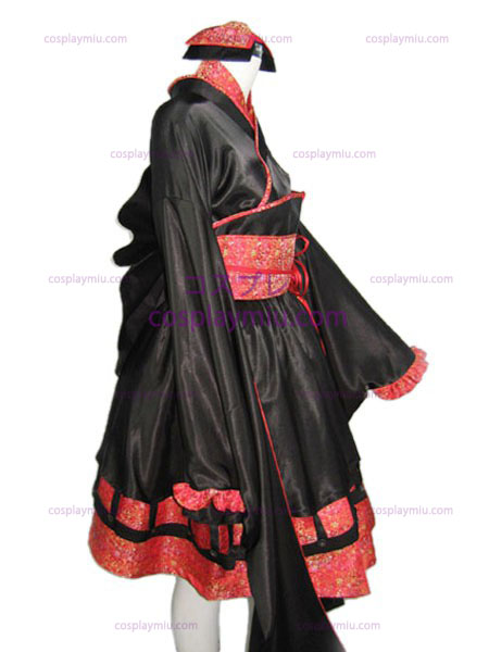 Gothic Lolita japonês SD traje cosplay preto