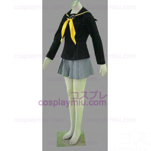 Shin Megami Tensei: Persona 4 Gekkoukan High School de Winter Girl Cosplay Uniforme