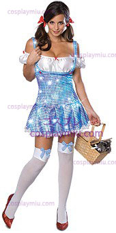 Segredo Assistente desejos de Oz faísca Dorothy Costume Adulto