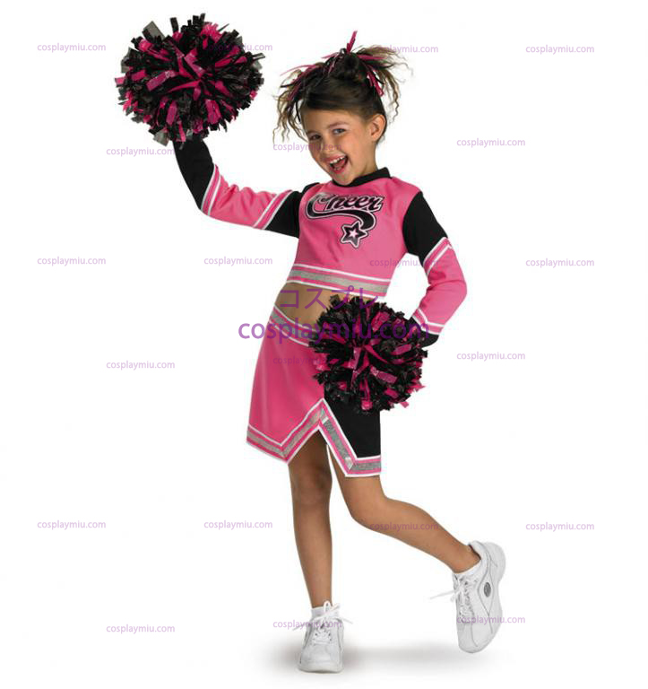 Go Team Pink! Costume Criança Cheerleader