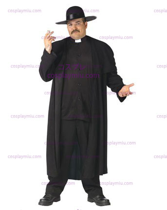 Luxo Adulto Priest Além disso Costume