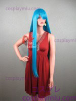 36 "peruca de Cosplay Teal Azul