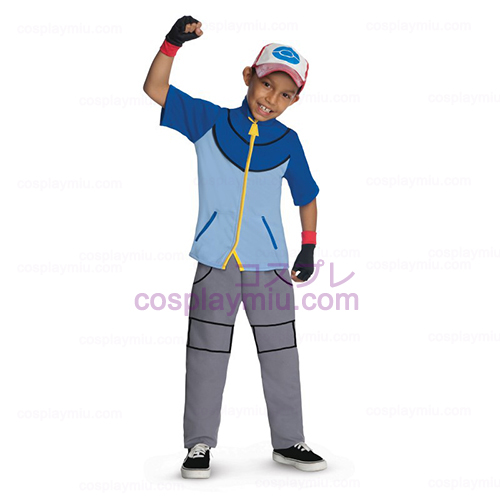 Pokemon - Ash Ketchum Costume Criança