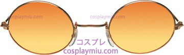 Óculos de John Ouro Laranja Yello