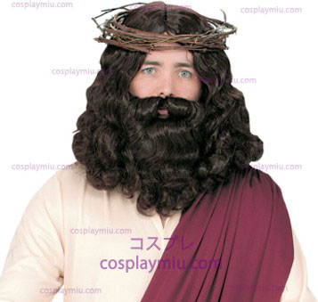 Jesus peruca com barba