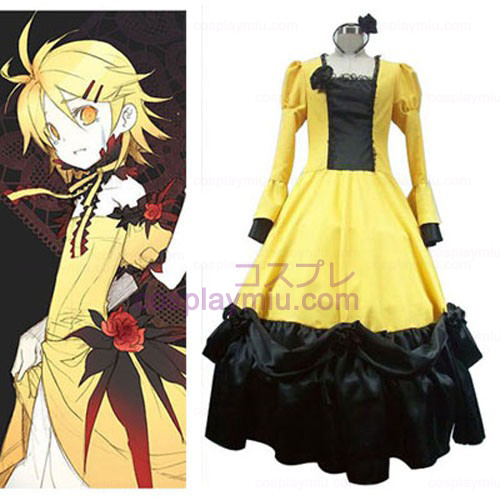 Vocaloid Rin Kagamine Amarelo Cosplay Halloween