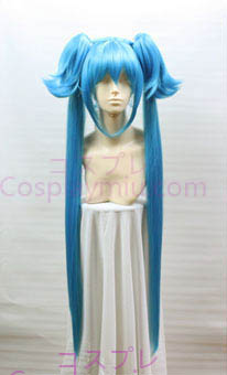 Macross Klan Klang longa peruca cosplay azul