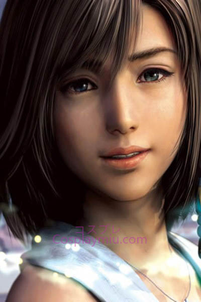 Final Fantasy X Yuna Cosplay Peruca